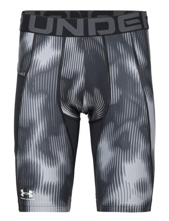 Ua Hg Prtd Long Shorts Shorts Sport Shorts Svart Under Armour*Betinget Tilbud