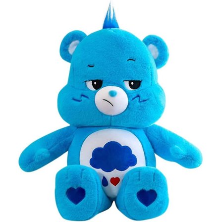 Hoiva Karhu Pehmolelu, pehmoinen vauvan nallekarhu täytetyt eläinlelut lapsille, pehmeät nallekarhut sopivat 3-vuotiaille tytöille ja pojille (sininen