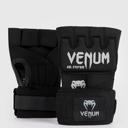 Venum Kontact Gel Käsisiteet Musta/Hopea