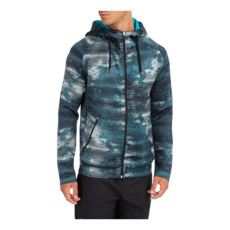 Emporio Armani EA7 men's hoodie sweatshirt sweat Vigor7 , Groen , Heren , Maat: M