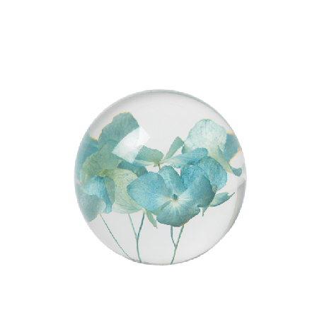 In Flore Hortensia Pappersvikt, Brevtyngd Inredningsdetaljer Blå 8 cm