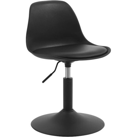 Rootz Barstol - Pallset - Roterande sits - Justerbar höjd - PU-material - Elegant design - 41cm x 61-73cm x 39cm