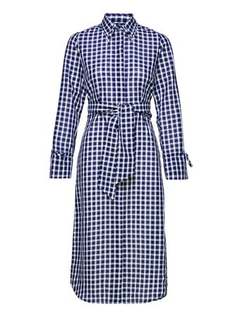 Indial Dresses Shirt Dresses Navy Britt Sisseck