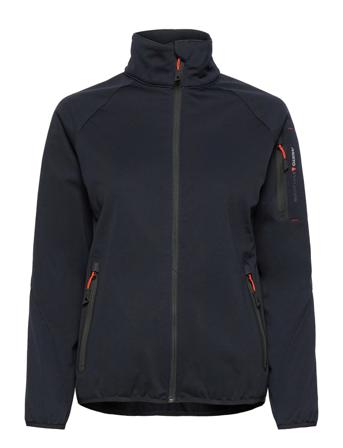 Crew Softshell Jkt Fw Outerwear Jackets Windbreakers Svart Musto