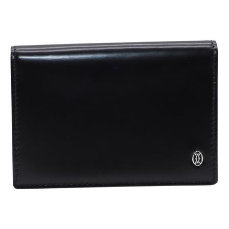 Cartier Vintage, Pre-owned Wallet Zwart, Dames, Maat:ONE Size,leer