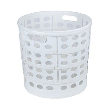 Plastik Vasketøjskurv, Stor Badeværelse Tøj og Opbevaringskurv til , Sammenklappelig Vasketøjskurv, Husholdnings Vasketøjskurv B
