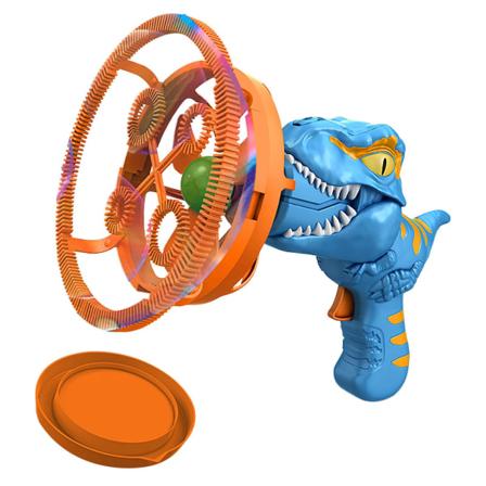 Bobledinosaur Boblemaskin Vifte Elektrisk Vindmølle Sommer Strand Stalls Leketøy For Barn Blue One Size