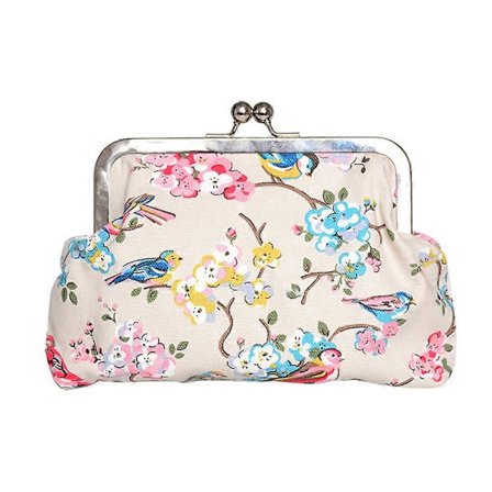 Smart Blomstret Multifunktionel Rejseorganisator Lille Kosmetiktaske med Lynlås Makeup Taske