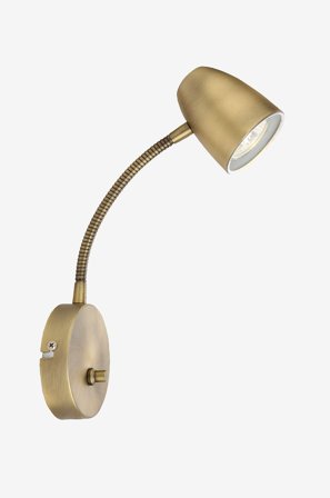 Aneta Lighting - Vegglampe Sandnes - Messing - Vegglamper - Fra Homeroom