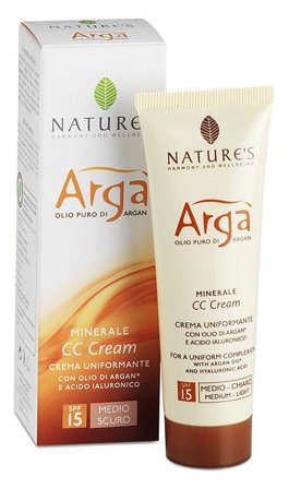 Nature's Argà Mineral CC Crema Viso Uniformante Medio Scura 50ml