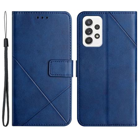 Samsung A52 / A52s Embossed Plånboksfodral I Pu-läder - Blå Blå