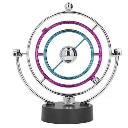 Perpetual Motion Fysikk Vitenskap Leke Ringformet Kulebane Modell Roterende Balansekuler