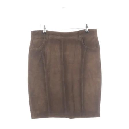 Burberry Vintage, Pre-owned Leather bottoms Bruin, Dames, Maat:M