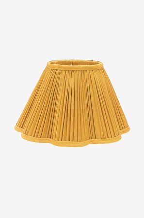 PR Home - Topringsskærm Siv Plissé 30 cm - Gul - Lampeskærme - Fra Homeroom
