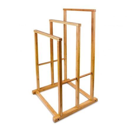 Handdukshängare bambu tre barer