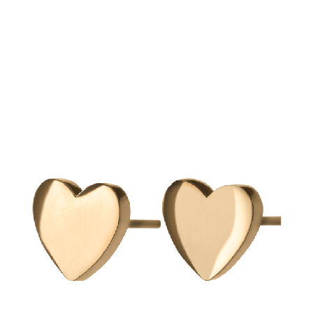 Edblad Pure Heart Studs Smycken & klockor Dam Guld ONESIZE