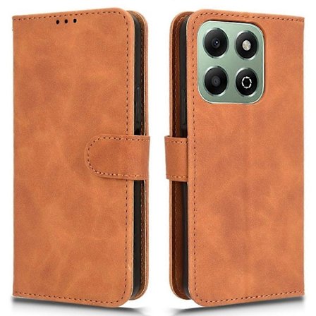 For Honor X6b 4G Nahkakotelo, Ihoa myötäilevä, Pudotussuojaava Lompakkokotelo