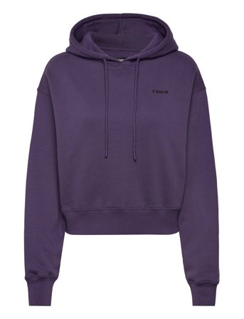 7 DAYS Active Organic Fitted Hoodie - Purple - S