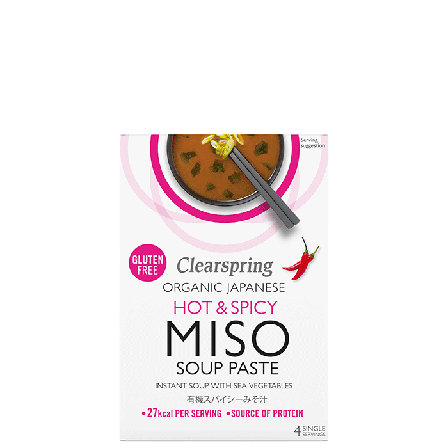 Clearspring Misosoppa Hot & Spicy 4x15 g