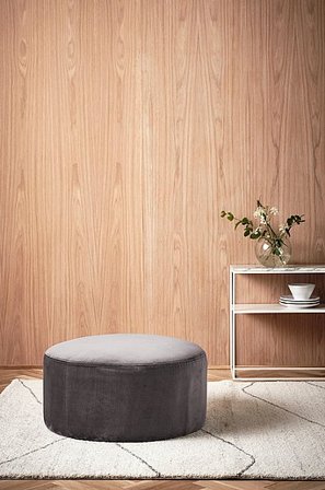 Jotex - Pouf Ø 70 Cm Grau - SHANGHAI - Kaufe Poufs bei Jotex