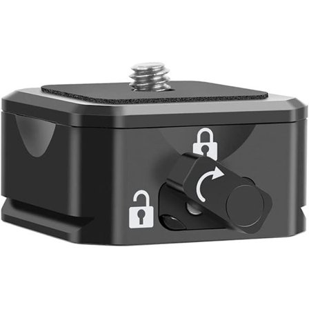 2025 Senaste Modell Snabbkopplingsplatta Stativ Kamerafäste Adapter med 1/4'' Skruv Kompatibel med GoPro/Canon/Sony/Zhiyun/Feiyu/Nikon Cam