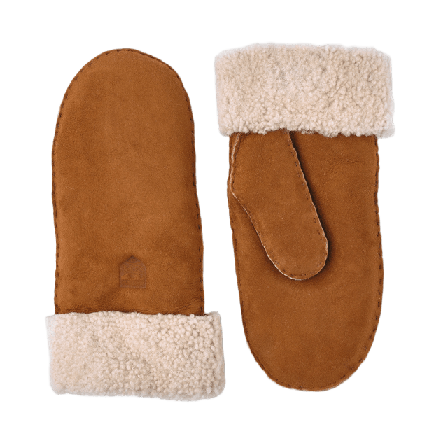 Hestra Sheepskin Mitt Vantar & handskar Dam Brun 6