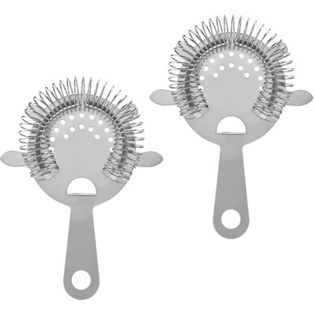 2-pack cocktail sil i rostfritt stål, bar-cocktail sil, filtreringsverktyg