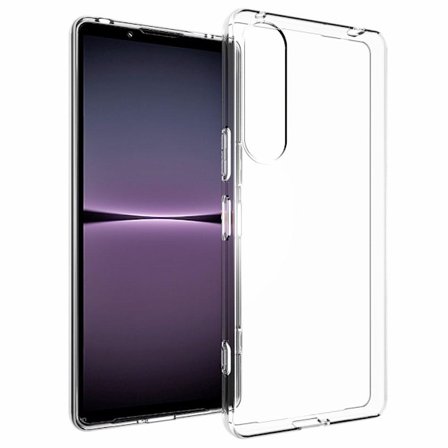 Sony Xperia 1 V Clear Soft TPU Case with Non-slip Inner - Transparent