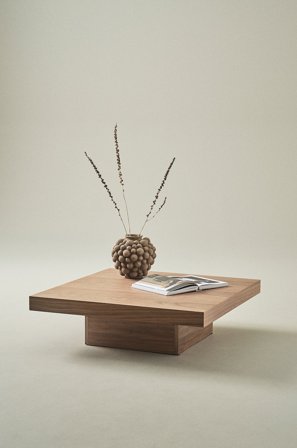 Jotex - Sofabord 90x90 Cm Valnøtt - CHAPAS - Kjøp Sofabord hos Jotex