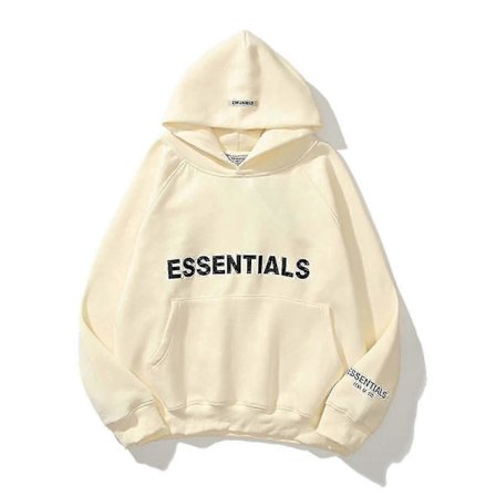 Essentials Hoodie med Bokstäver Hög Kvalitet För Män Och Kvinnor Fear Of God Spur Hoodie