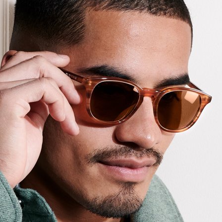 Lunettes de soleil marron Warrick Thea à verres polarisés bruns pour hommes - Lunettes de soleil polarisantes - pour Hommes - Waykins