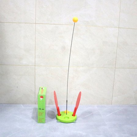 Bordtennistränare Maskin Ping Pong Självträande Soft Shaft