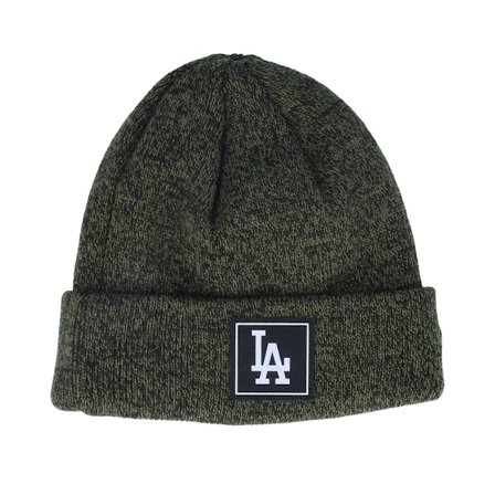Kinder New Era - MLB Grün cuff Mütze - Kinder Los Angeles Dodgers Kinder Team Beanie Har Olive Cuff @ Hatstore