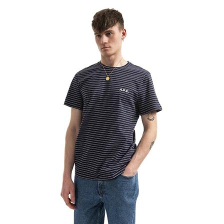 A.p.c., Koszulka męska Bastian Coewl-H26099 Niebieski, Mężczyzna, Rozmiar: L