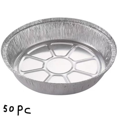 Premium Engångspajformar (50-pack) - Foliealuminium Pajformar 9 tum eller Engångspajformar för Bakning av Goda Pajer eller Krispiga P