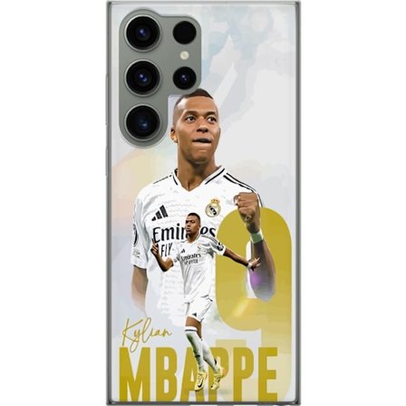 Kompatibel Mobilcover til Samsung Galaxy S23 Ultra Kylian Mbappé Real Madrid Frankrig La Ligas topscorer med eksplosiv hastighed og ekstrem målfarligh