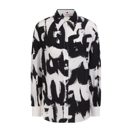 Alexander McQueen Shirt Sort, Dame Skjorter