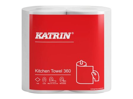 KATRIN Hushållspapper KATRIN 360 12/fp - Lyreco - Städ och hygien - Toalettpapper och torkpapper - Hushållspapper