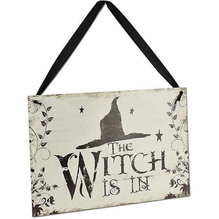 Halloween-koriste, puinen Halloween-seinäkoriste, Halloween-koristeet 26*18cm oville ja ikkunoille, puutarhaan (valkoinen)