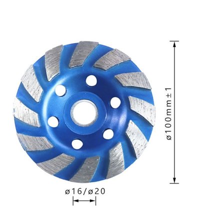 Diamantslipeskive Betongslipeskive 1 1