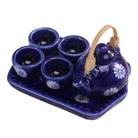 1 Set Miniatyyriastiasto Posliini Juoma-astiat 2 2 2