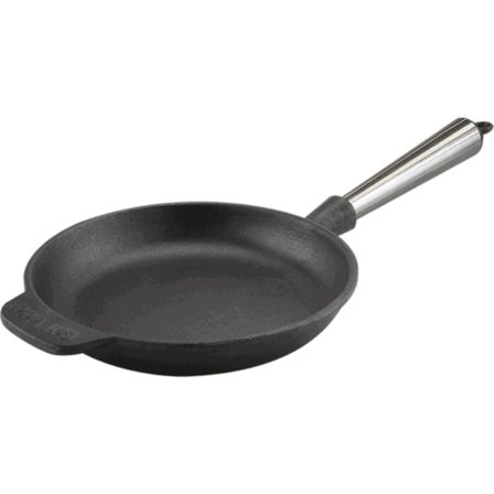 Carl victor Stekepanne i støpejern 18 cm, stålhåndtak