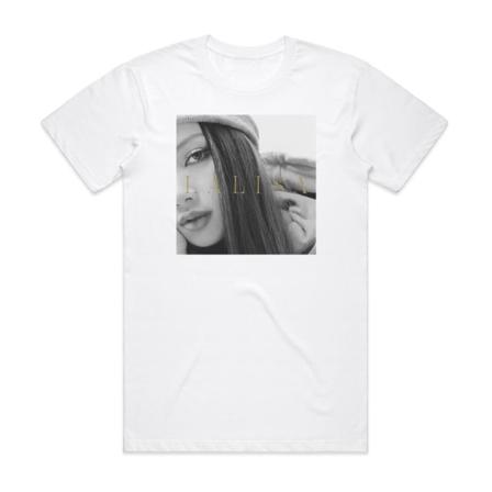 LISA Lalisa Album Cover T-Shirt Vit S