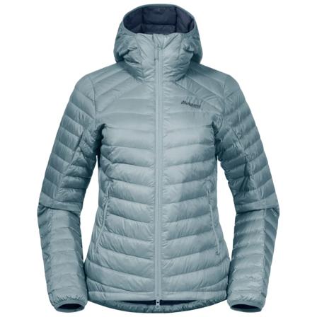 Bergans Røros Down Light Women's Jacket With Hood Women middle-layer down jackets Green S