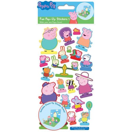 Peppa pig 20 pop-up tarraa taustalla pipsa possu
