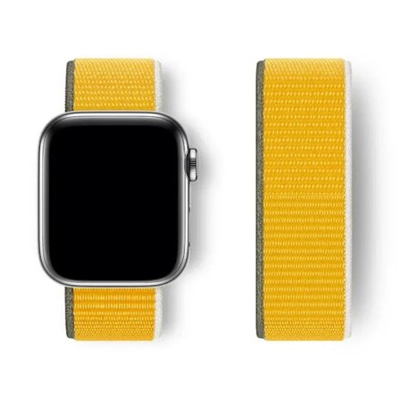 Nylon Loop Armband för Apple Watch band 44mm 40mm 45mm 41mm 46 42mm 49mm 44 45 mm armband iWatch serie 10 9 SE 7 6 5 4 Ultra 2