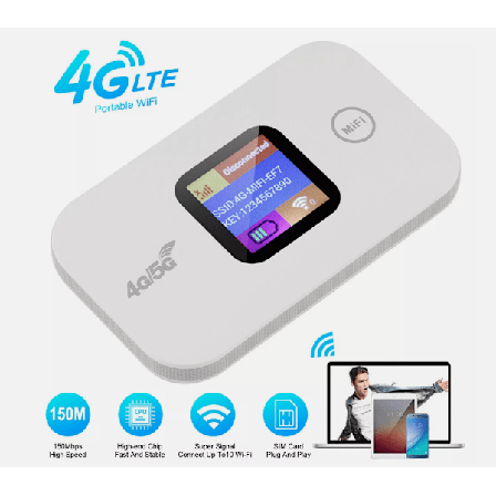 Bärbar 4G/5G LTE Mobilt WiFi Hotspot Router 150Mbps[JUN]