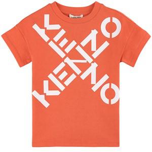 Kids - Kenzo Kids Orange Branded T-shirt Dress - Dresses - 12 years - Orange - Mädchen