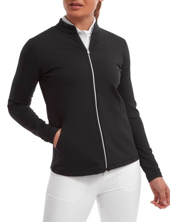 FootJoy Full-Zip Midlayer - Black - XL