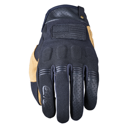 Five Scrambler MC Gloves Black/Tan M